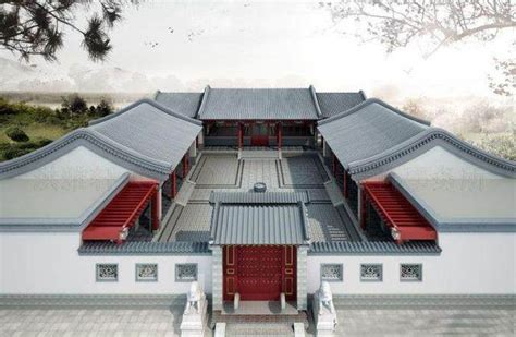 四合院 格局|四合院（中国传统建筑）